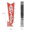 Vintage Arcade Games LED Marquee Arrow Sign (25” x 9”)